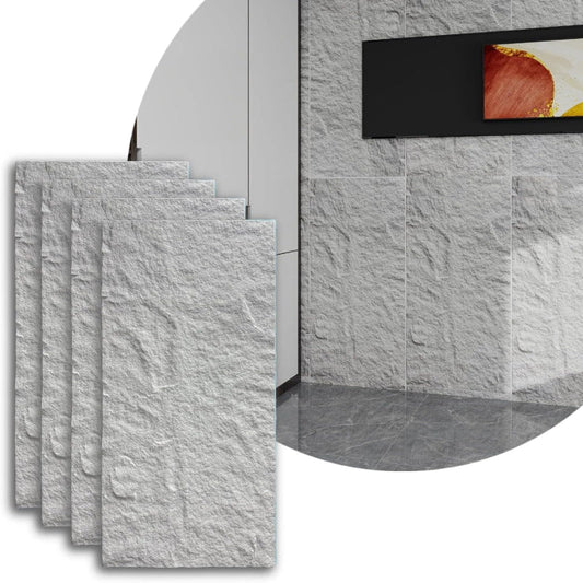 Panouri de Perete 3D HOZRO, Tip Piatră pentru Decor Interior, Imitație Realistă de Piatră, Perfecte pentru Accent Wall, Design Modern, Elegant și Sofisticat pentru Living, Dormitor sau Spații Comerciale, Model V0601-13 HOZRO