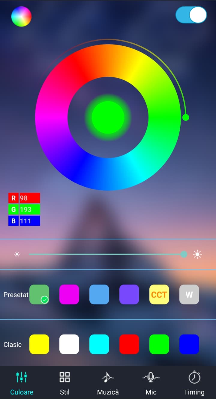 Bandă LED RGB Smart 2 × 1 m, USB, Bluetooth, control prin aplicație, 2 ieșiri RGB BESTSELLS