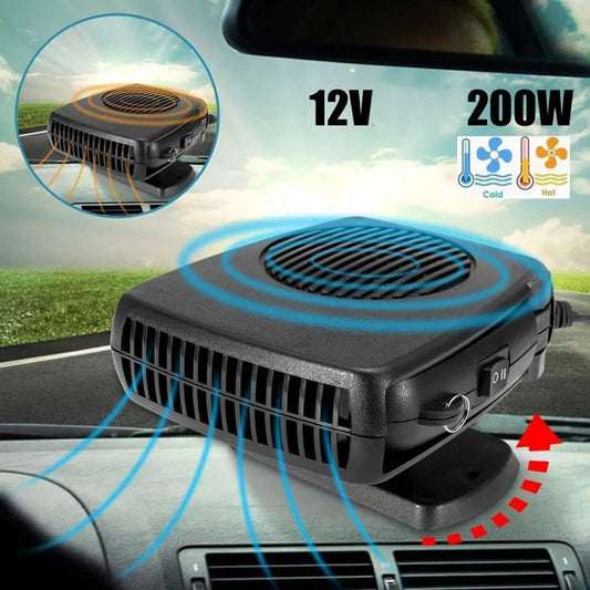 Aeroterma auto cu aer cald, rece, alimentare 12W, de la priza masinii, Neagra BESTSELLS