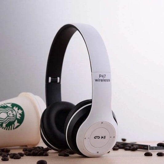 Căști Audio P47 Wireless Bluetooth, Albe BESTSELLS