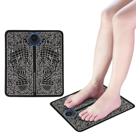 Covoras pentru masaj pentru picioare, EMS, 9 niveluri de intensitate, Negru BESTSELLS