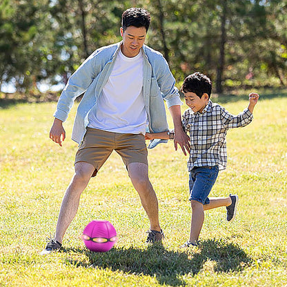 Minge Transformabilă HOZRO, în Disc de Aruncare, 15 cm, Culoare Roz – Jucărie Interactivă și Distractivă pentru Copii, Ideală pentru Joacă în Aer Liber și Dezvoltarea Agilității HOZRO