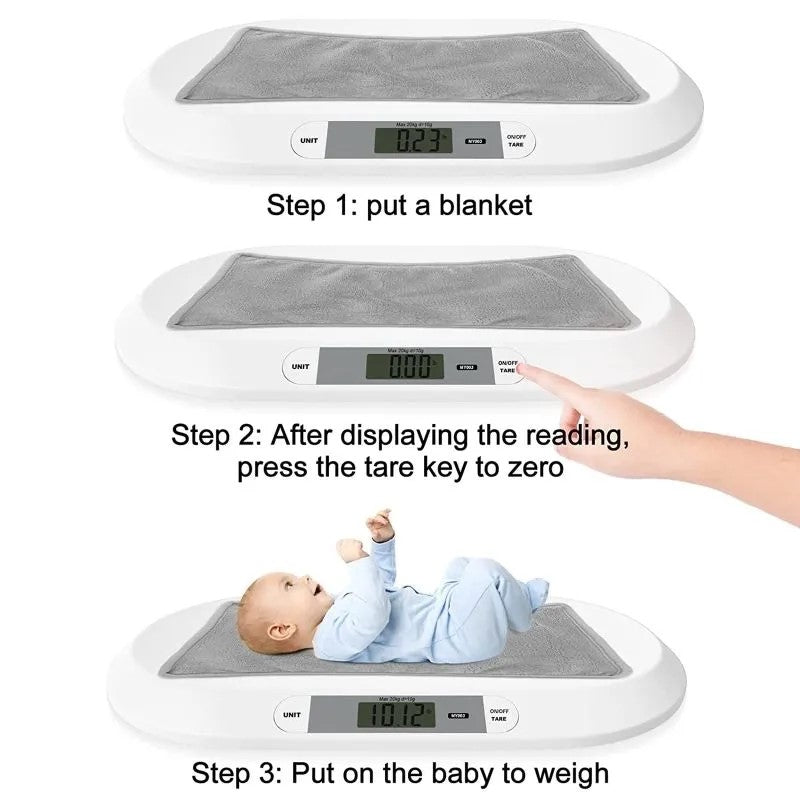 Cântar pentru bebeluși – Precizie, siguranță și confort pentru micuțul tău! 👶⚖️