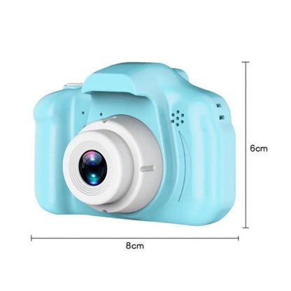 Camera foto interactiva copii full HD, cu 4 jocuri incluse, 7 scene si 4 cadre foto distractive, Bleu BESTSELLS