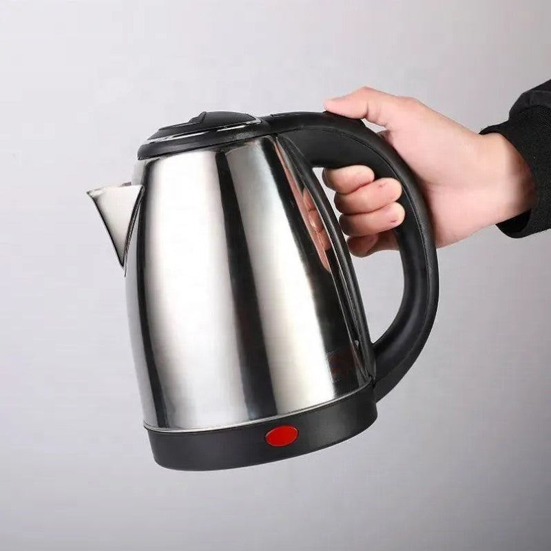 Cana Fierbator HOZRO, Model Scarlett, Inox, declansare automata, Inox/Negru 2 Litrii