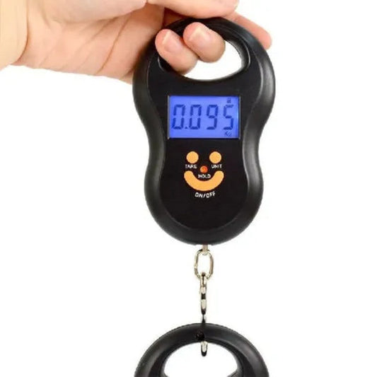 ⚖️ Cântar Electronic Portabil de Mână – Ecran LCD, Funcționare pe Baterii, Capacitate Maximă 40 kg BESTSELLS