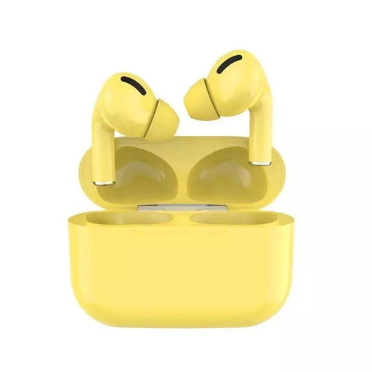 Căști Wireless HOZRO, Model Air Pro – Varianta Galben, Sunet Premium, Bluetooth și Design Modern HOZRO