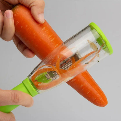 Curatator legume si fructe cu recipient de colectare, verde BESTSELLS