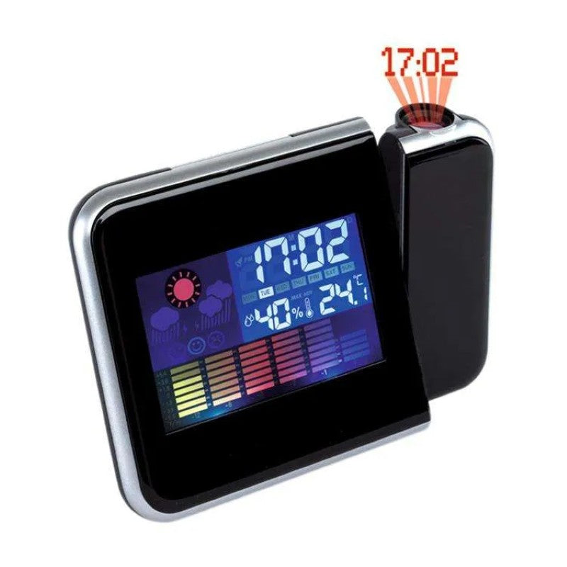Ceas Digital cu Proiecție Ora, Termometru, indicator umiditate, design modern BESTSELLS
