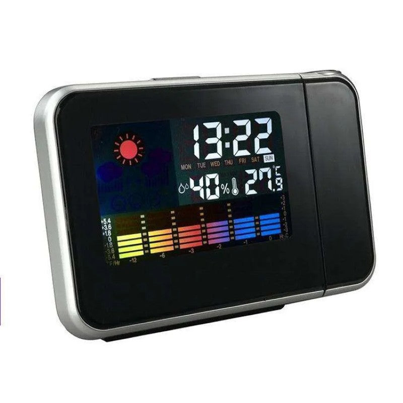 Ceas Digital cu Proiecție Ora, Termometru, indicator umiditate, design modern BESTSELLS