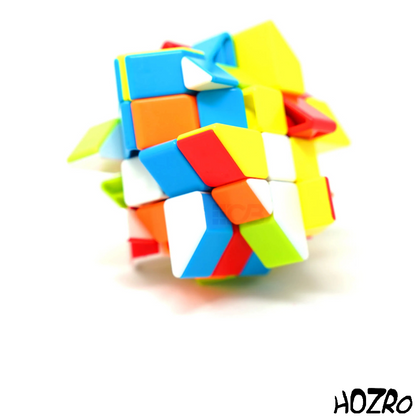 Cub Puzzle 4x4x4 HOZRO, Jucărie Logică și Antistres, Design Colorat 3D HOZRO