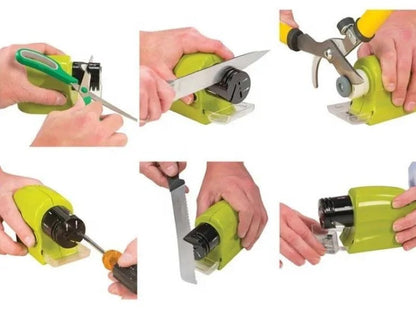 Ascutitor Electric pentru Cutite, Surubelnite, foarfeci, verde BESTSELLS