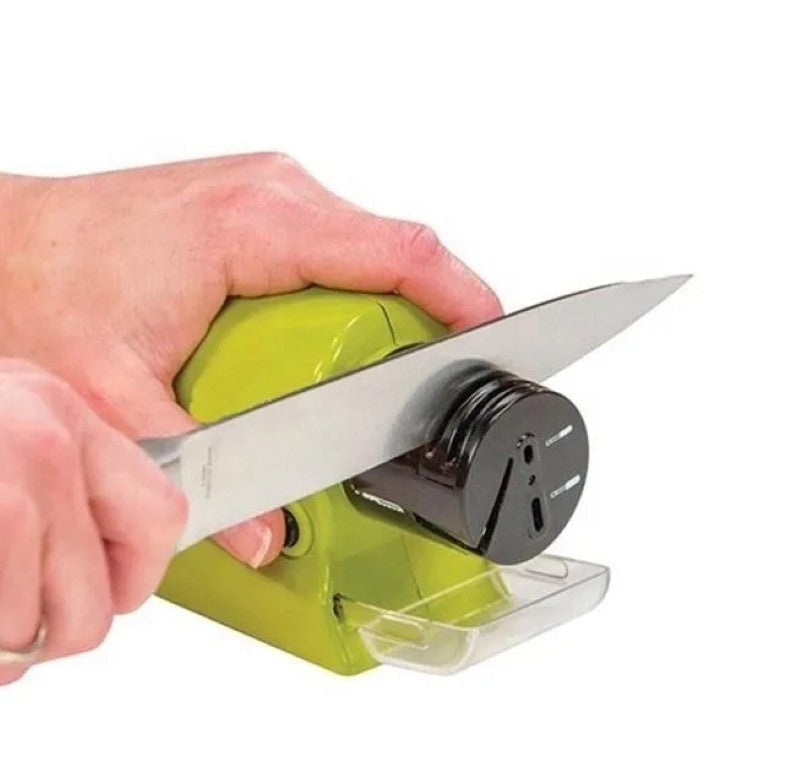 Ascutitor Electric pentru Cutite, Surubelnite, foarfeci, verde BESTSELLS