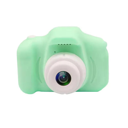 Camera foto interactiva copii full HD, cu 4 jocuri incluse, 7 scene si 4 cadre foto distractive, Verde BESTSELLS