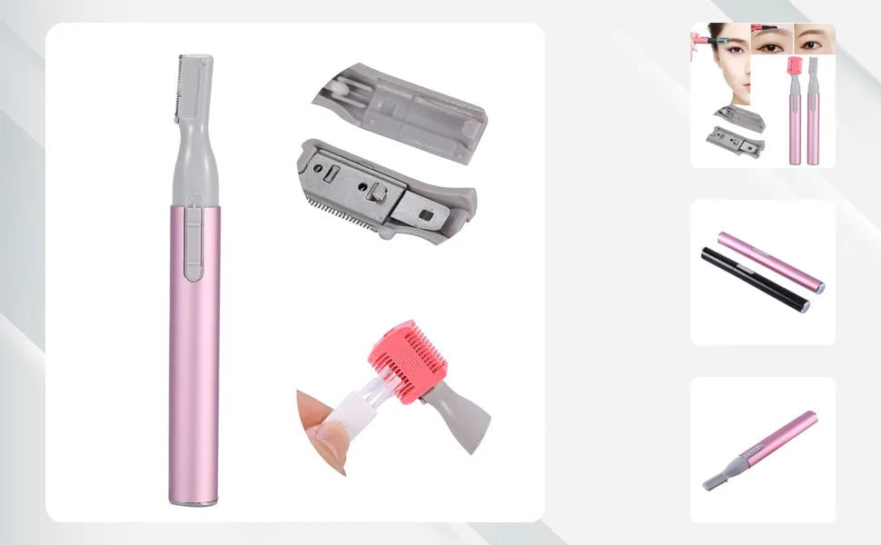 Trimer de Precizie pentru Femei Hozro, Aparat de Tuns și Epilat Facial, Încărcare USB HOZRO