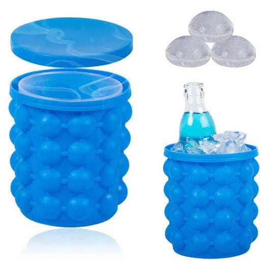 Formă de silicon 2-în-1 pentru gheață și frapieră – până la 120 cuburi! ❄️🍾