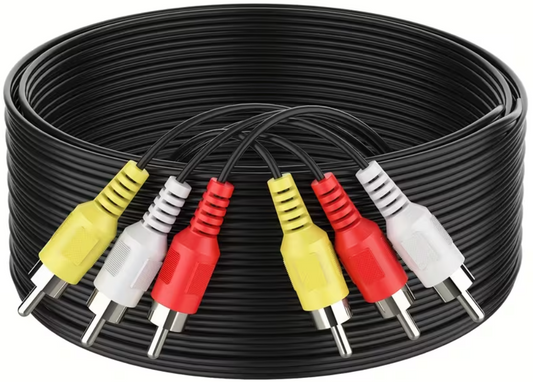 Cablu 3 RCA la 3 RCA de 10 m