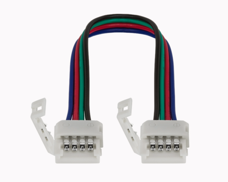 Conector pentru benzi LED, 10mm, RGB, 12V/24V, 16cm, Cn 09, Multicolor - Set 10 bucăți BESTSELLS