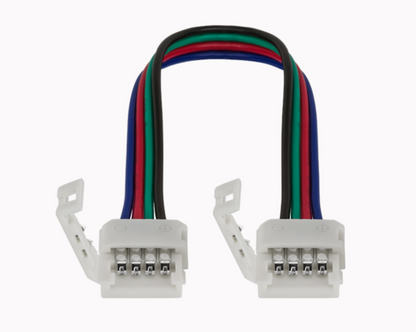 Conector pentru benzi LED, 10mm, RGB, 12V/24V, 16cm, Cn 09, Multicolor - Set 10 bucăți BESTSELLS