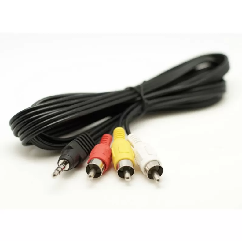 Cablu Jack 3,5 mm tată la 3 RCA tată, lungime 1,5 m