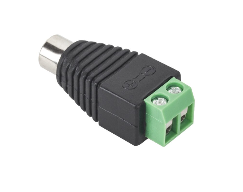 Mufă RCA mamă rapidă cu șurub, regletă cu 2 pini BESTSELLS