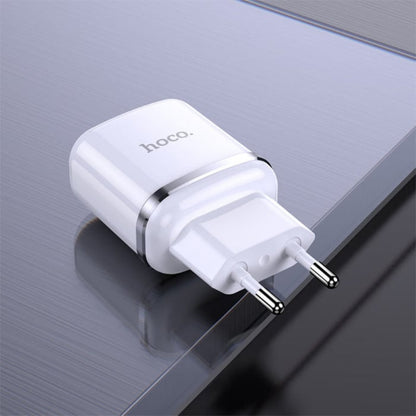 Încărcător Fast Charge HOZRO, Tehnologie Super Rapidă, USB-C, HOCO, N3, Quick Charge, 18W, 1 X USB, cablu MicroUSB, Alb HOZRO