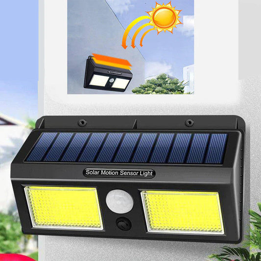 Lampa Solara Exterioara HOZRO, Model 1626B, 40 Led-uri SMD, Senzor Miscare, 2 Moduri Iluminare, Montare Perete, Senzor PIR, ABS HOZRO