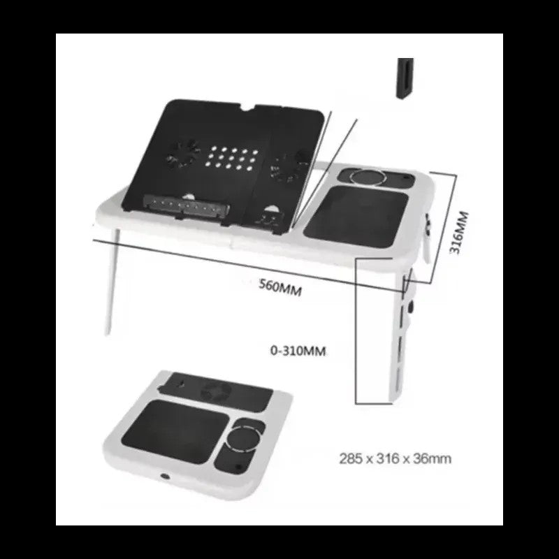 Masa pentru Laptop E-Table, pliabila, 2 ventilatoare BESTSELLS