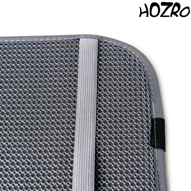 Scurgător de vase HOZRO, din microfibră, rezistent la apă, 50x33 cm, gri – uscare rapidă, protecție pentru blat și organizare eficientă HOZRO