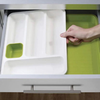 Organizator Tacâmuri Extensibil HOZRO, pentru Sertar – Soluția Perfectă pentru Ordonarea Bucătăriei Tale! 🍴✨