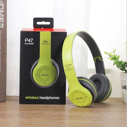 Căști Audio P47 Wireless Bluetooth, Verde BESTSELLS