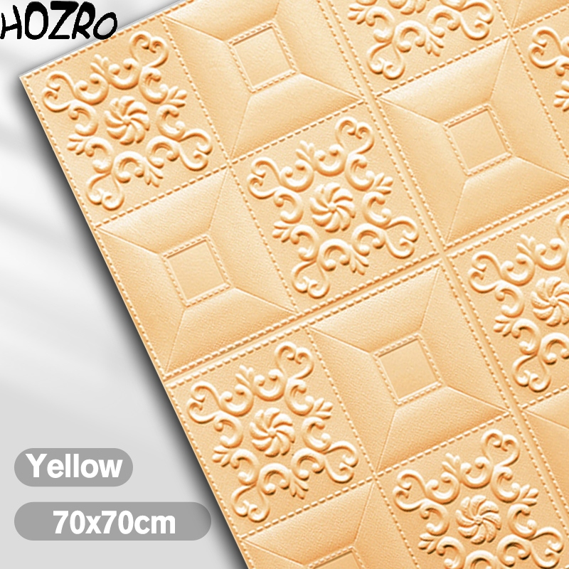Tapet 3D autoadeziv, Model pentru Tavan/Perete, design modern, foarte usor de montat, 73 Auriu HOZRO