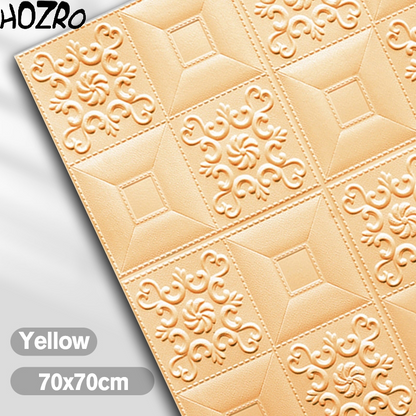 Tapet 3D autoadeziv, Model pentru Tavan/Perete, design modern, foarte usor de montat, 73 Auriu HOZRO