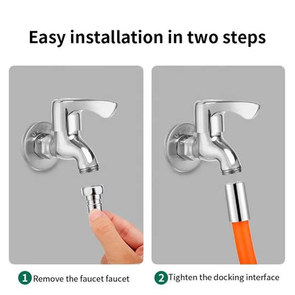 Prelungitor Flexibil Universal HOZRO, pentru Baterie Sanitară – Mobilitate și Confort în Bucătărie și Baie! 🚿🧡