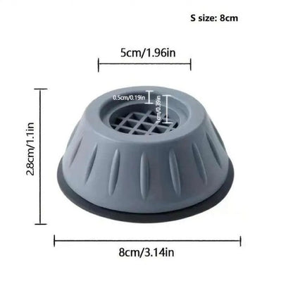 📢 Set 4 Piciorușe Anti-Derapante, Anti-Vibrație, Anti-Zgomot – Stabilitate Maximă pentru Electrocasnicele Tale! 🔥 BESTSELLS