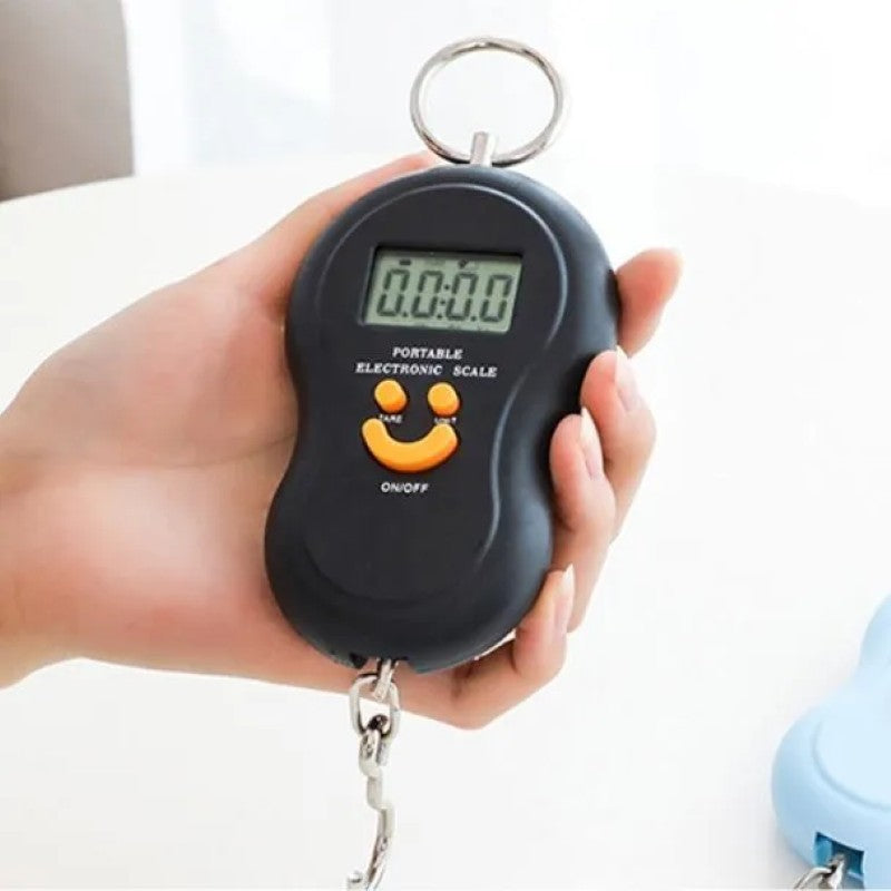 ⚖️ Cântar Electronic Portabil de Mână – Ecran LCD, Funcționare pe Baterii, Capacitate Maximă 40 kg BESTSELLS