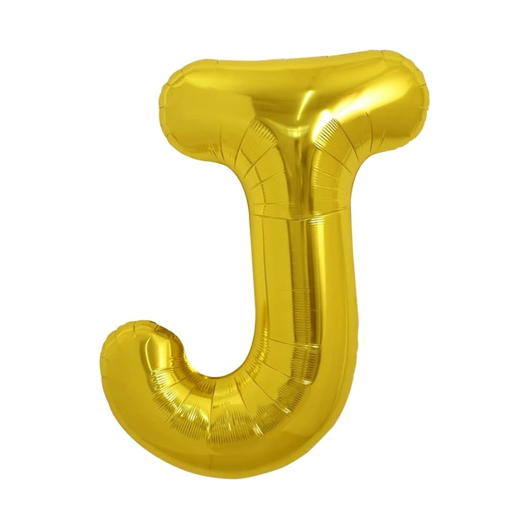 Balon folie HOZRO, gold, in forma de litera J, 40 cm BESTSELLS