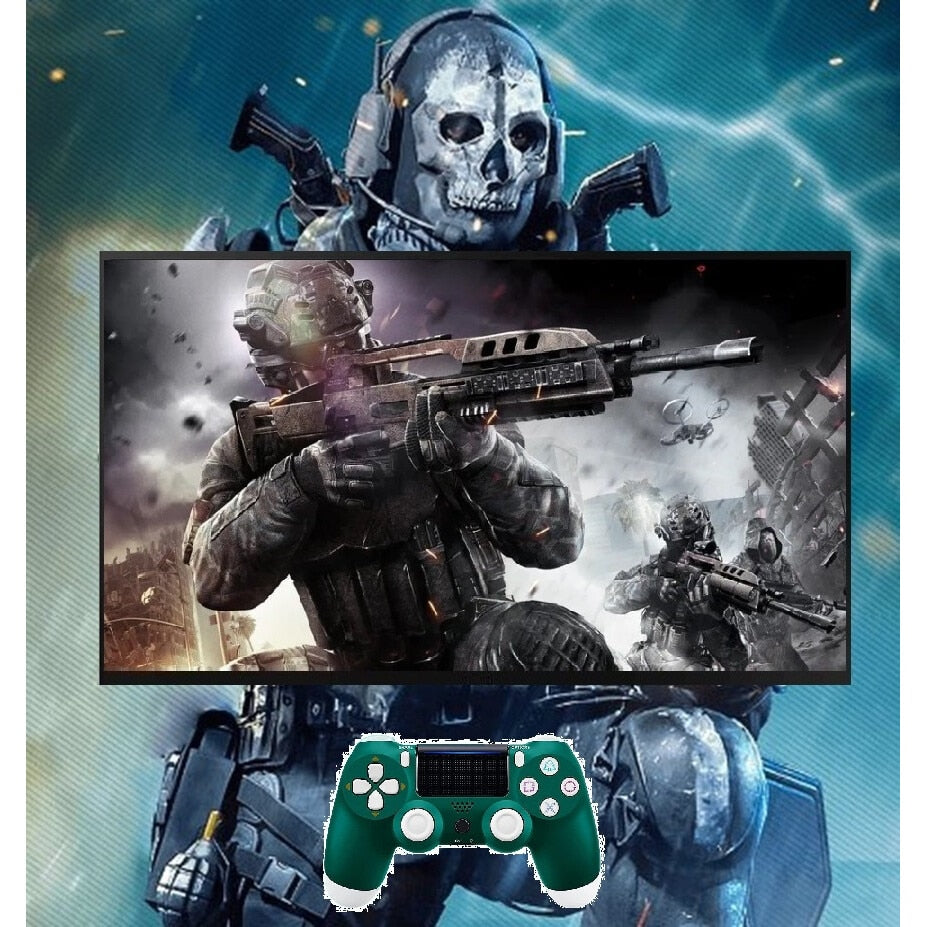 Controller Wireless HOZRO, DoubleShock , compatibil cu PS4, vibratie dubla, baterie performanta HOZRO