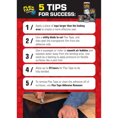 Banda Super Adeziva HOZRO, Flex Tape Mare, Rezistenta si Impermeabila pentru Reparatii Multiple, Utilizare Universala BESTSELLS