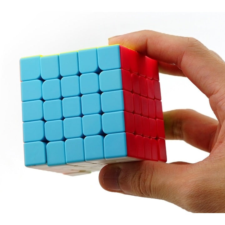 Cub Puzzle 5x5 HOZRO profesional, Jucărie Logică 3D, Antistres și Antrenament pentru Minte. Speedcube stickerless de înaltă calitate, pre-lubrifiat, ideal pentru pasionații de puzzle-uri logice HOZRO