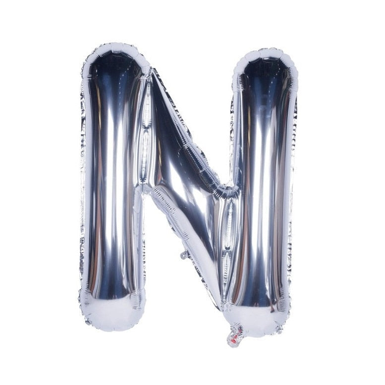Balon folie HOZRO, gold, in forma de litera N, 40 cm BESTSELLS