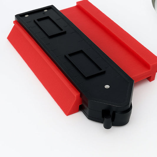 Sablon Multifuncțional HOZRO – Taiere, Măsurare și Conturare cu Riglă, 12 cm, Instrument Profesional pentru Proiecte DIY, Tâmplărie, Montaj și Gresie HOZRO