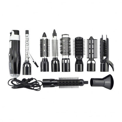 Perie pentru Par Electrica HOZRO, Putere 1000W, 2 Trepte de Viteza, 2 Trepte de Temperatura 9 IN 1, Albastru BESTSELLS