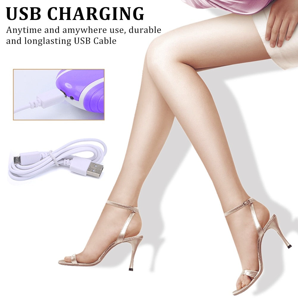 🌟Epilator Reîncărcabil  HOZRO Boxili 3 in 1, 2 Capete pentru Epilare și Ras, Acumulator și 2 Viteze, diverse culori HOZRO