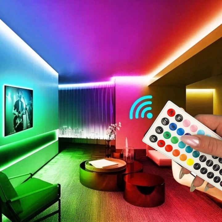 📺 Schimbă Atmosfera Casei Tale: Bandă LED RGB pentru TV Hozro, 5m, Conectare USB și Telecomandă HOZRO
