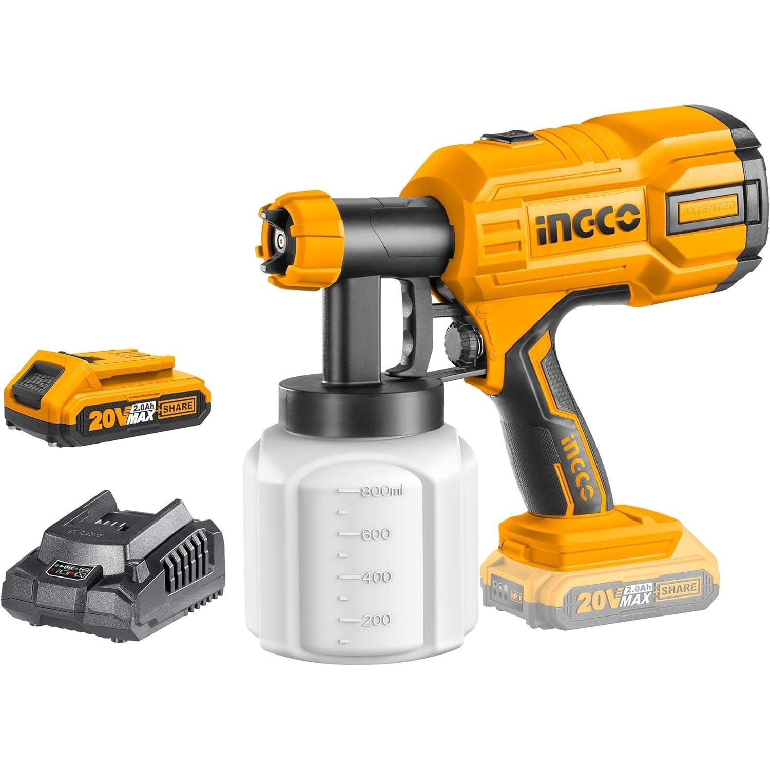 Pistol Electric de Vopsit HOZRO, Putere 450W, Capacitate 380ml, Design Ergonomic si Usor de Folosit pentru Vopsire Rapida si Uniforma a Suprafetelor BESTSELLS