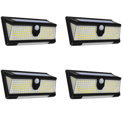Lampa HOZRO, incarcare solara, senzor de miscare/lumina/stare de veghe, buton ON/OFF, CL-S190, Design Modern, Negru HOZRO