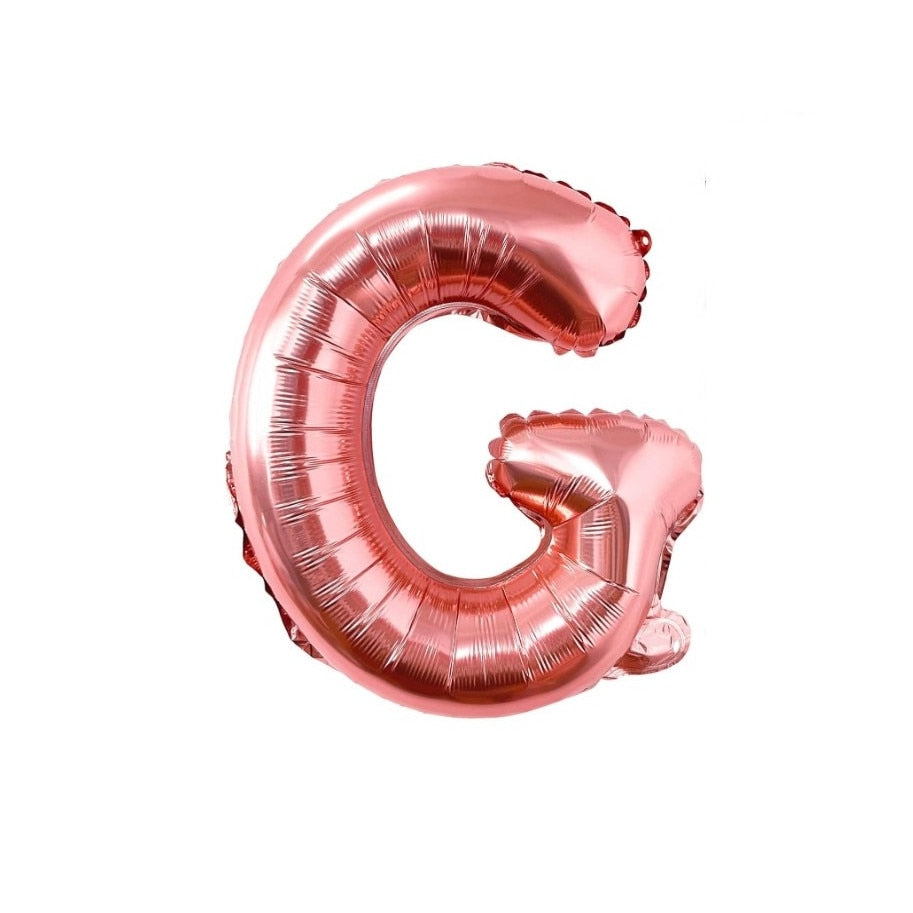 Balon folie HOZRO, diverse culori, in forma de litera G, 40 cm BESTSELLS