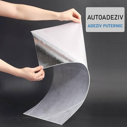 Set placi Hozro, Tapet imitatie Marmura decorativa, autoadezive, model abstract, 30x60 cm, P8807, grosime 2mm BESTSELLS