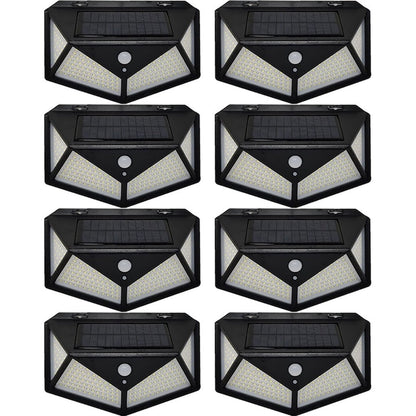 Lampă Solară cu 180 LED-uri HOZRO, Iluminare Puternică, Încărcare Solară, Senzor de Mișcare, Rezistentă la Intemperii HOZRO
